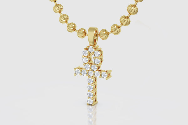 ANKH Micro Diamond Cross