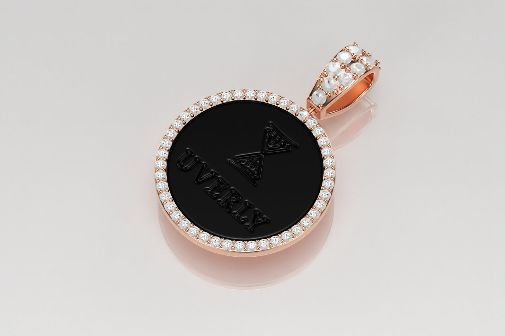 14K Gold Custom Memory Pendant 18k Yellow Gold Memory Pendant