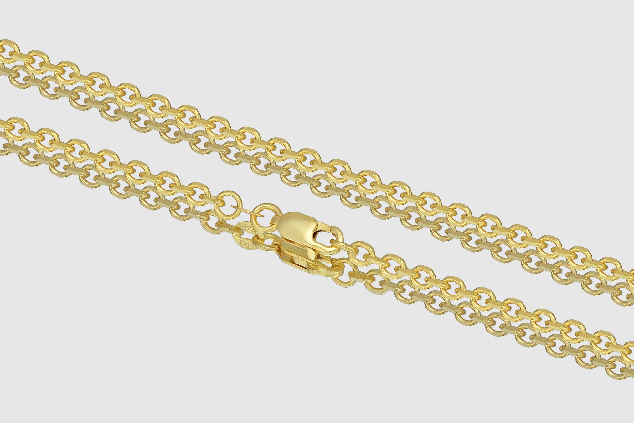 19 x 14mm 14K Solid Yellow Gold Necklace Shortener Clasp with Safety Catch for Pearl or Bead Strand Necklace Made in USA by Craft Wire