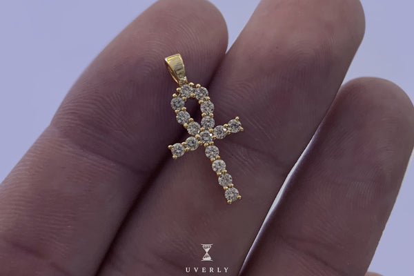 ANKH Micro Diamond Cross