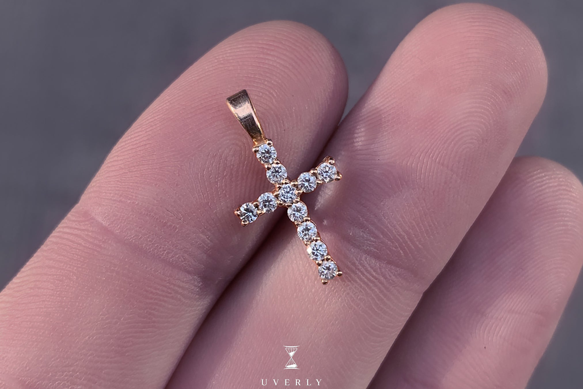 Cubic Zirconia Pendant Necklaces | Baguette Diamond Cross Necklace - Cross  Pendant - Aliexpress