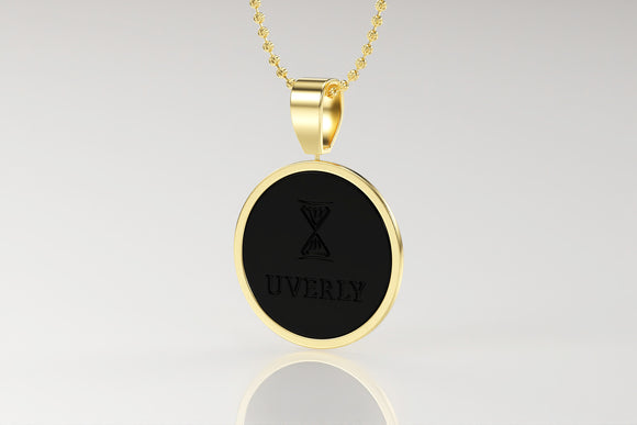 Custom 3D Picture Pendant in 14k or 18k Yellow Gold | Uverly