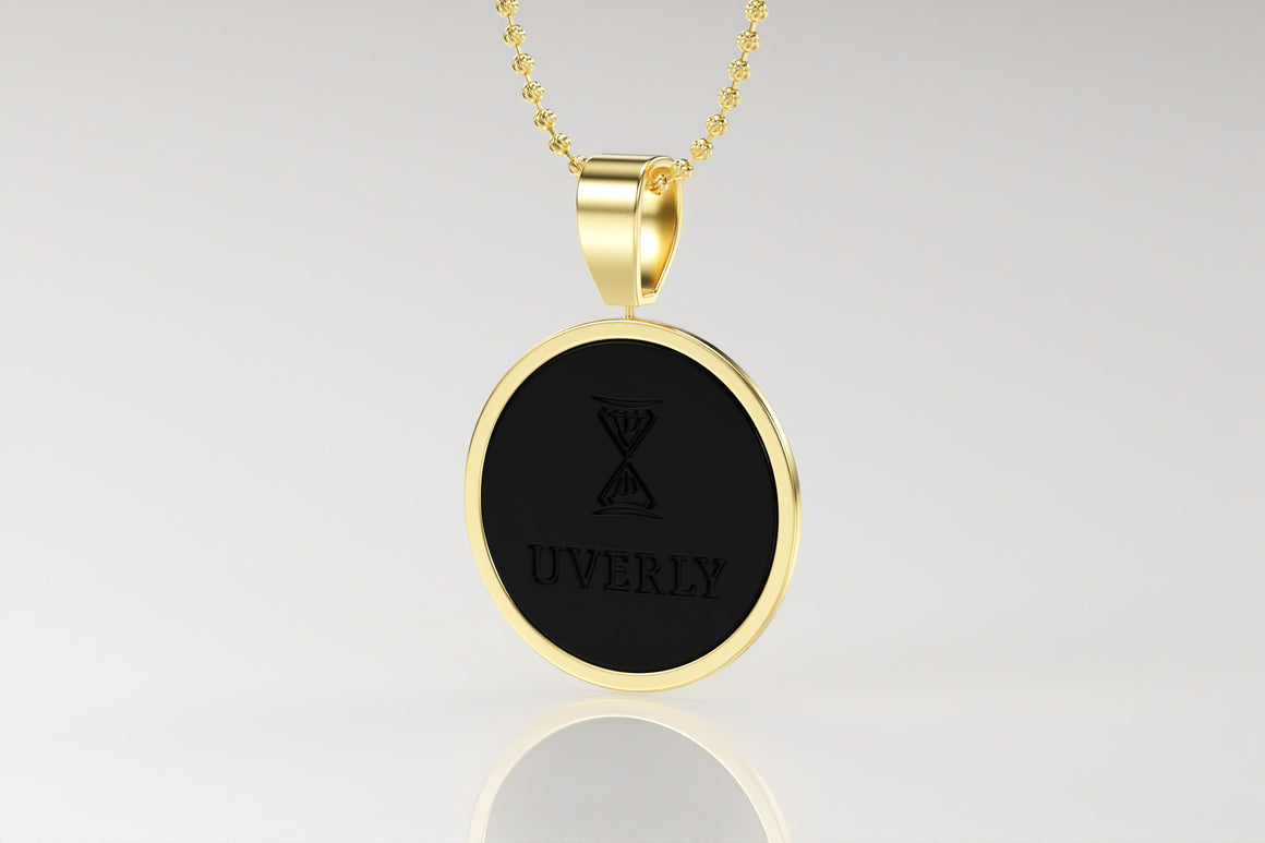 14k or 18k Gold BMW i8 Yellow and Diamond Pendant - Uverly