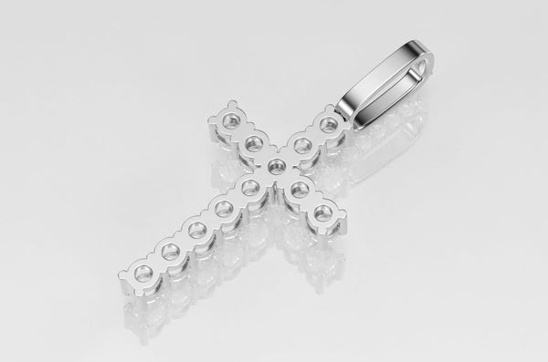 Cruz de tenis de diamante de 3,2 mm