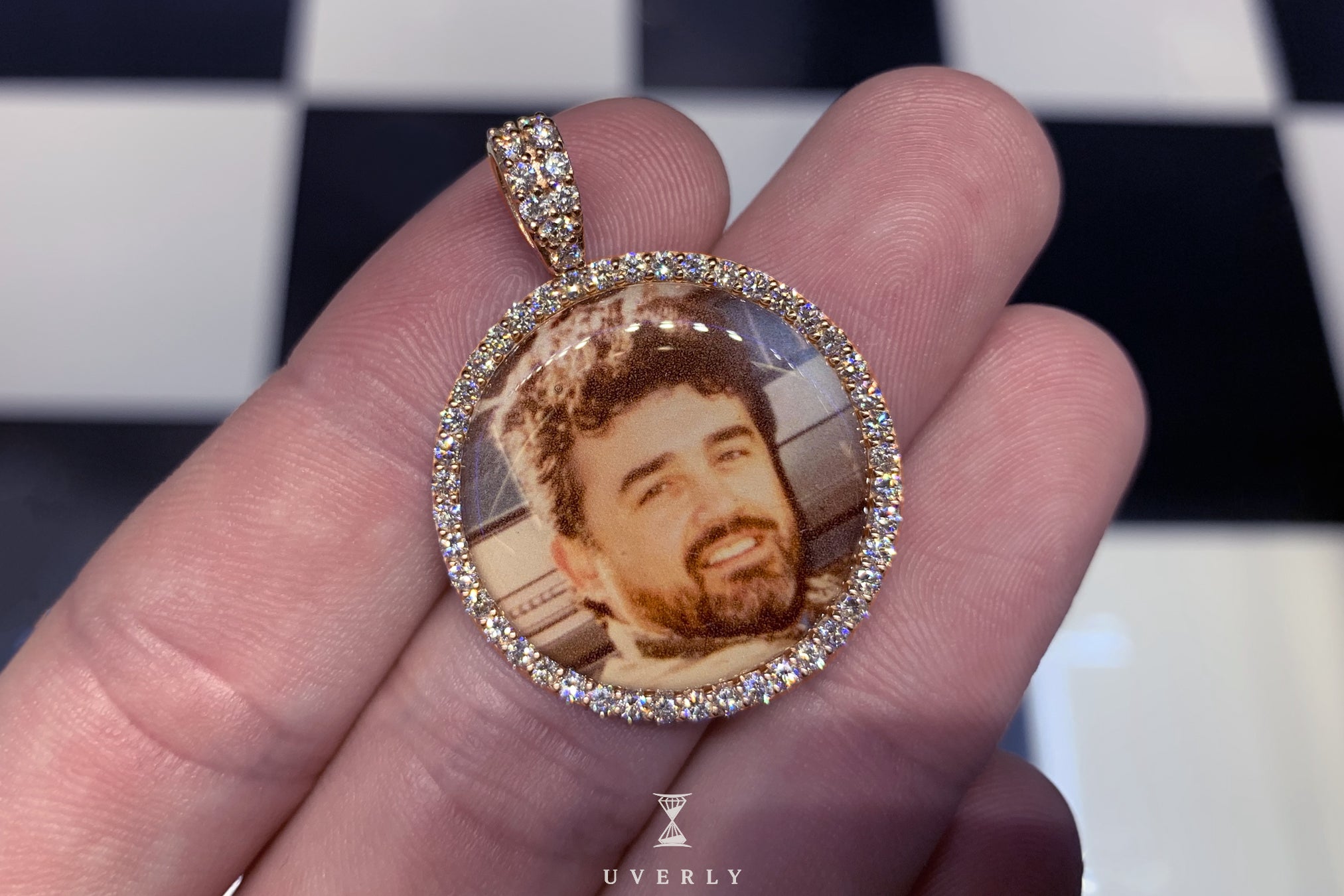 Real diamond memory pendant Clearance