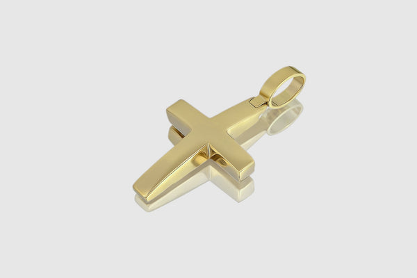 Cross Pendant Yellow Gold