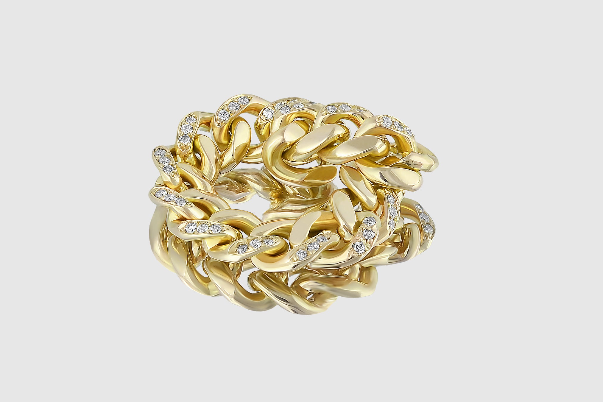 925 Silver Miami Cuban Link Diamond Ring 67428: buy online in NYC. Best  price at TRAXNYC.