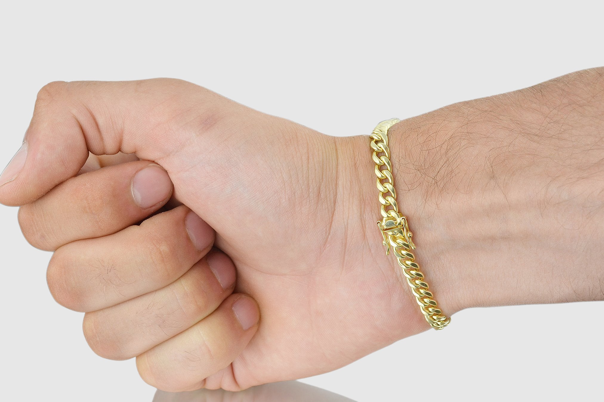 Buy 10k, 14k Gold Bracelets in Texas, USA | Gold Miami Cuban Diamond  Bracelet – G Bar