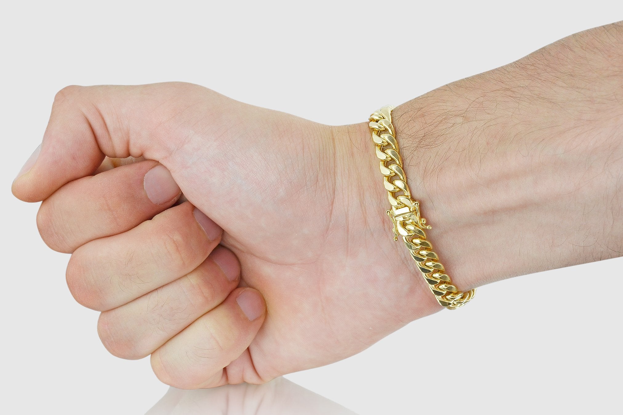 gold cuban bracelet