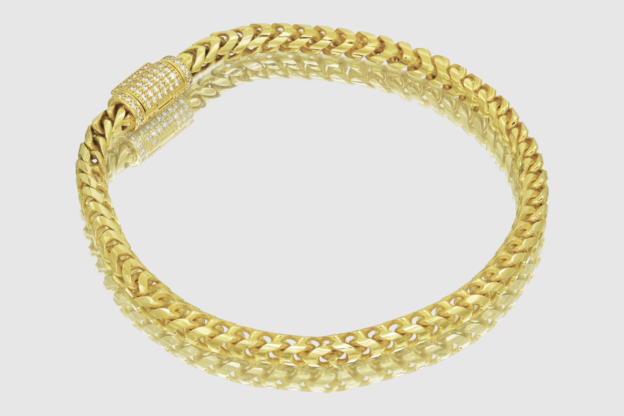 10k Yellow Gold Miami Cuban Bracelet 8inch 5mm lobster lock men women hand  chain | eBay