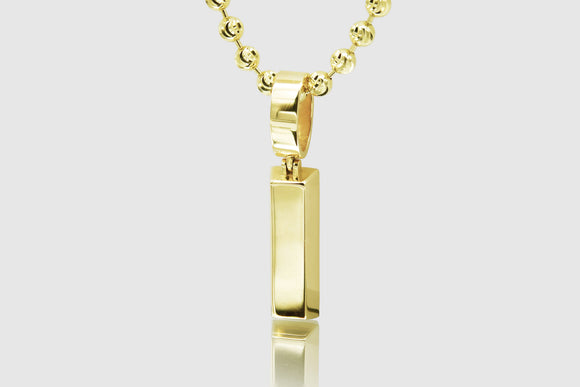 Gold Bar Pendant