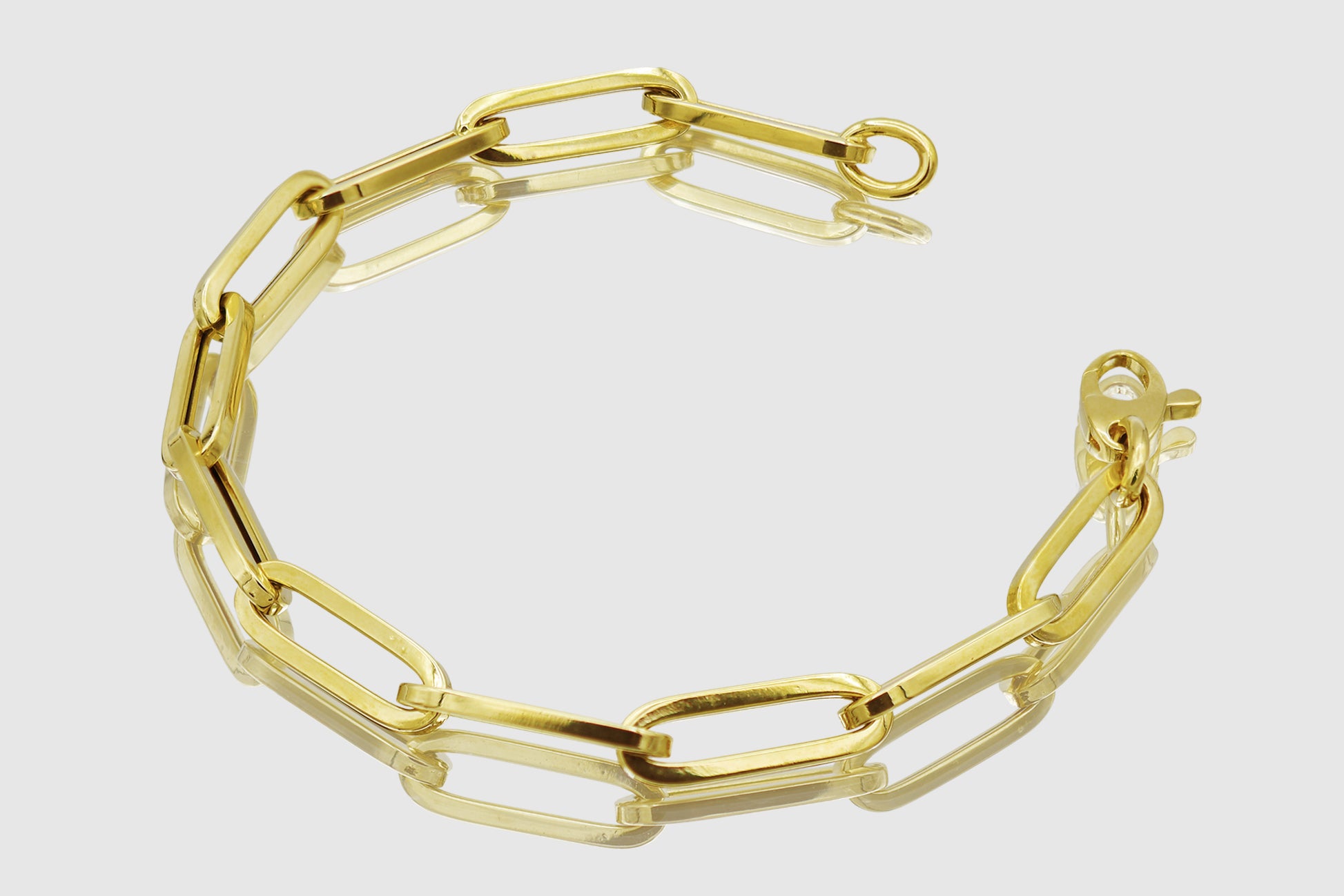 14kt Yellow Gold Paperclip Bracelet