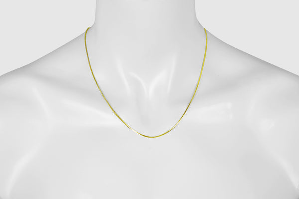 14K Yellow Gold Ball Bead Chain 1MM-1.5MM 18 / 1.5mm