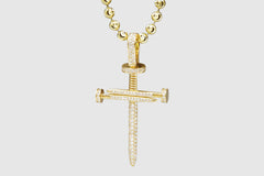 Nail hot sale cross pendant