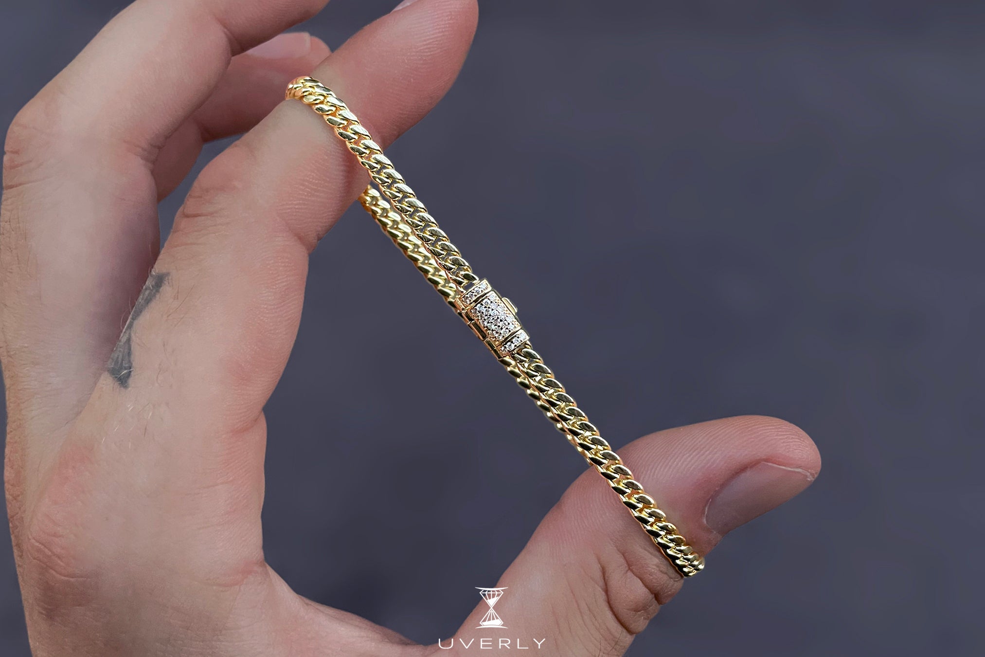 Traffic Light Adjustable Diamond Cuff in 14K Rose Gold – LuvMyJewelry