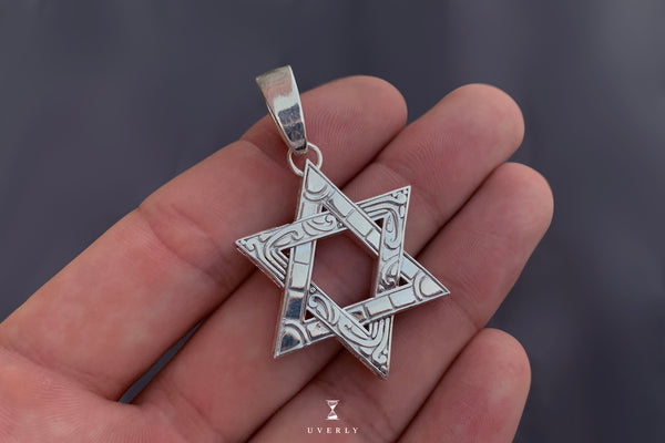 Star of David Gold Pendant