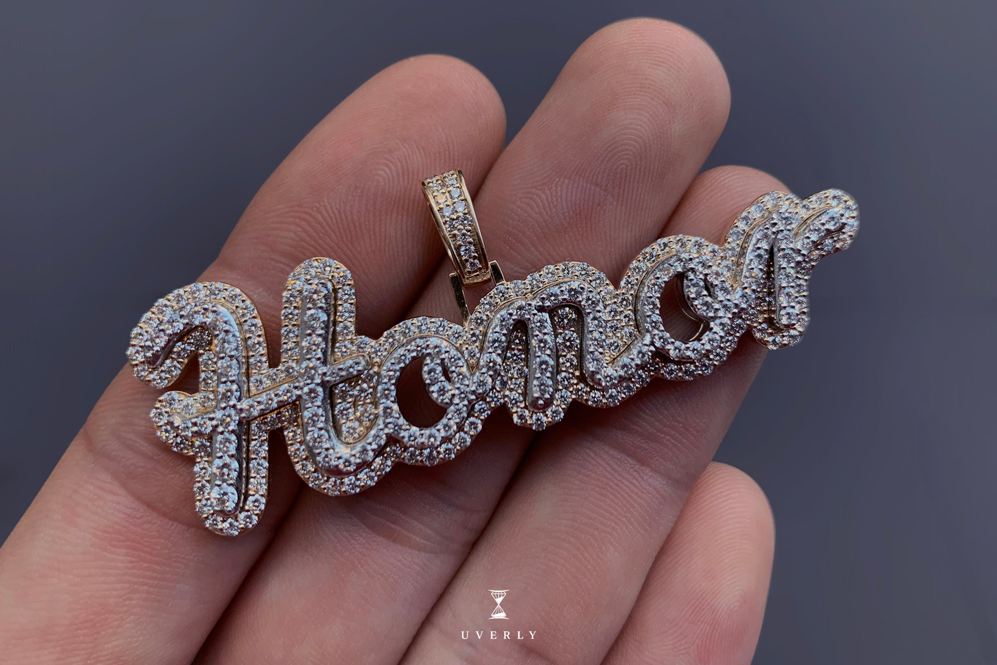 3d diamond pendant Clearance