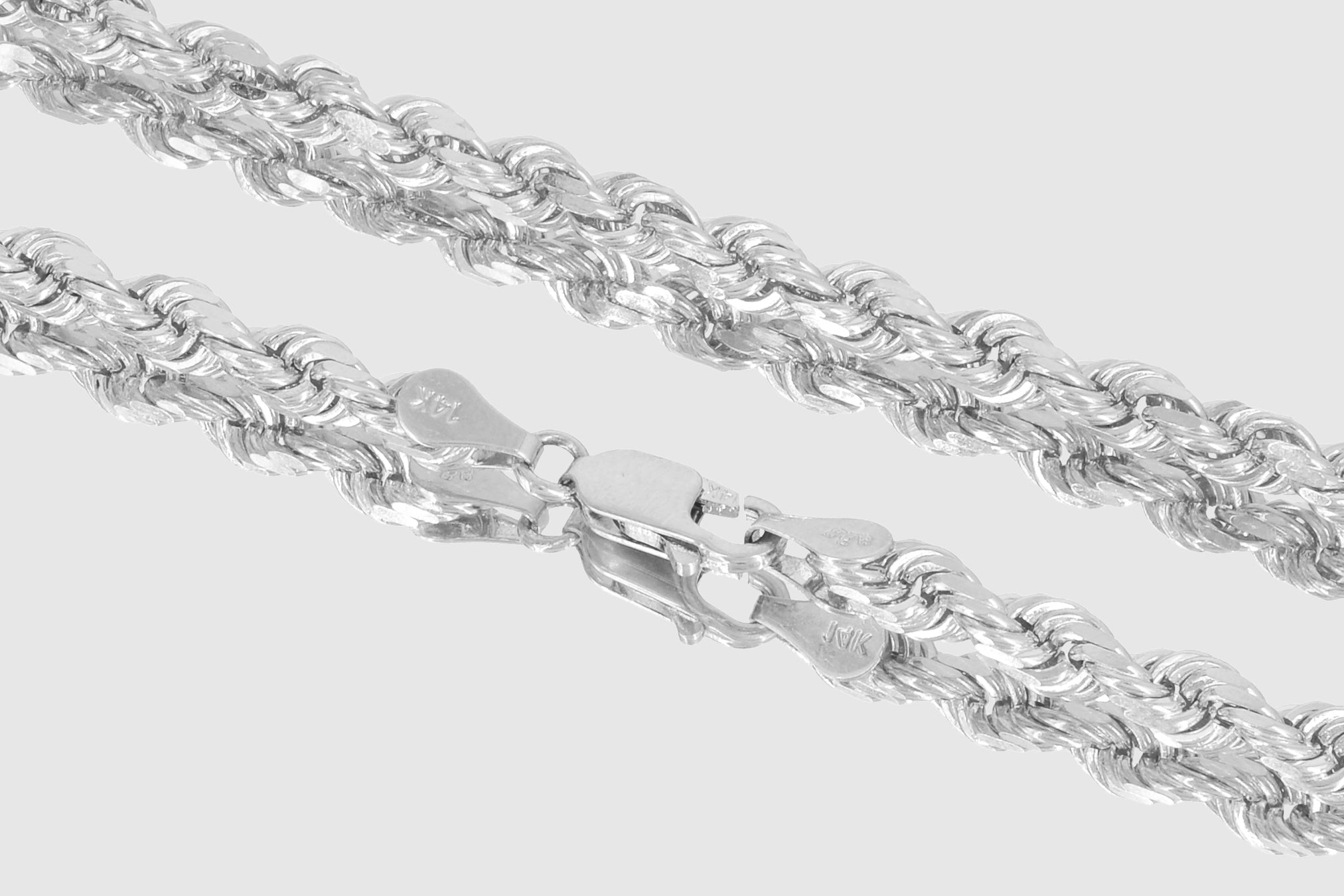 3mm Diamond Cut Franco Chain, 14k Gold Chain Men's, White Gold Chain -  Proclamation